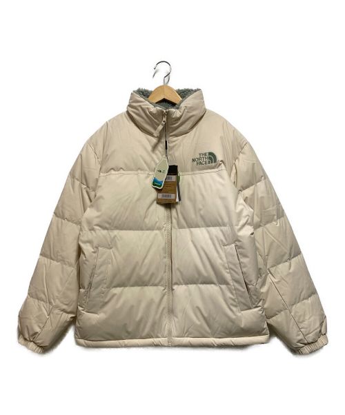 THE NORTH FACE WHITE LABEL（ザノースフェイスホワイトレーベル）THE NORTH FACE WHITE LABEL (ザノースフェイスホワイトレーベル) BE BETTER DOWN JACKET アイボリー×グリーン サイズ:XL 未使用品の古着・服飾アイテム