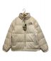 THE NORTH FACE WHITE LABEL（ザノースフェイスホワイトレーベル）の古着「BE BETTER DOWN JACKET」｜アイボリー×グリーン