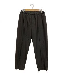 journal standard luxe（ジャーナルスタンダード リュクス）の古着「TRチェック Zipテーパーパンツ」｜ブラック