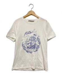 Christian Dior（クリスチャン ディオール）の古着「VESSEL コットンジャージリネンTシャツ」｜ホワイト