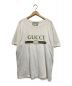 GUCCI（グッチ）の古着「ロゴ ウォッシュドオーバーサイズ Tシャツ」｜ホワイト