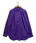 Needlesニードルズ）の古着「Pinhole Round Collar EDW Shirt」｜パープル