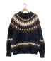 BATONER（バトナ―）の古着「MOHAIR NORDIC CREW NECK」｜ブラック