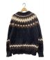 BATONER (バトナ―) MOHAIR NORDIC CREW NECK ブラック サイズ:1：12800円