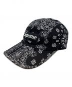 SUPREMEシュプリーム）の古着「Bandana Camp Cap」｜ブラック