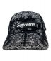 SUPREME (シュプリーム) Bandana Camp Cap ブラック：9800円