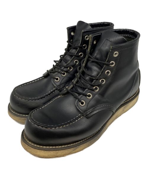 RED WING（レッドウィング）RED WING (レッドウィング) 6CLASSIC MOC ブラック サイズ:US7 1/2の古着・服飾アイテム