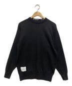 WTAPSダブルタップス）の古着「DECK/SWEATER/WOOL」｜ブラック