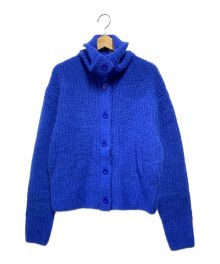 COS（コス）の古着「spread wool collar cardigan」｜ブルー