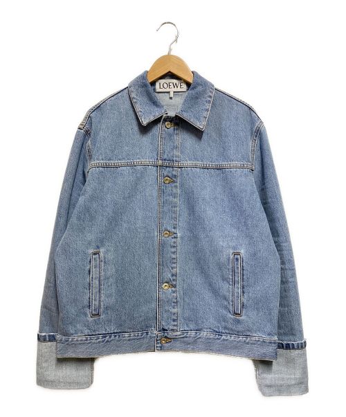 LOEWE（ロエベ）LOEWE (ロエベ) Fisherman turn-up denim インディゴ サイズ:48の古着・服飾アイテム