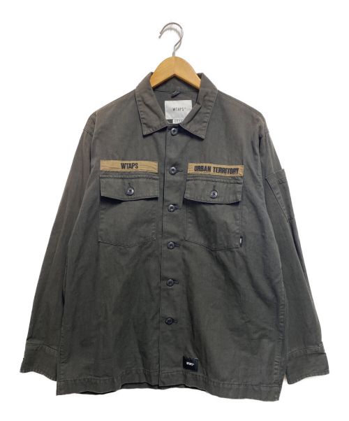 WTAPS（ダブルタップス）WTAPS (ダブルタップス) BUDS LS COTTON SERGE ブラック サイズ:02の古着・服飾アイテム