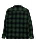 STANDARD CALIFORNIA (スタンダードカリフォルニア) OMBRE CHECK WOOL SHIRT グリーン サイズ:M：12800円