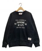 SUPREME×WTAPSシュプリーム×ダブルタップス）の古着「Crewneck」｜ブラック