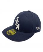 New Era×WIND AND SEAニューエラ×ウィンド アンド シー）の古着「Low Profile 59 FIFTY CAP」｜ネイビー