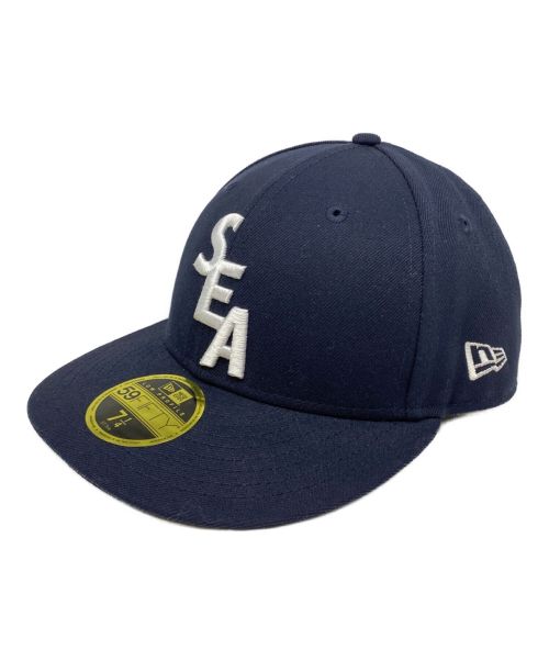 New Era（ニューエラ）New Era (ニューエラ) WIND AND SEA (ウィンダンシー) Low Profile 59 FIFTY CAP ネイビー サイズ:7 1/4(57.7)の古着・服飾アイテム