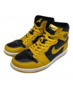 NIKEナイキ）の古着「Air Jordan 1 High OG」｜ブラック×イエロー