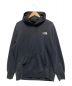 THE NORTH FACE（ザ ノース フェイス）の古着「Squqre Logo Hoodie」｜ブラック