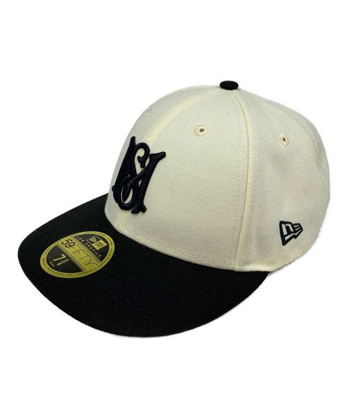 New Era（ニューエラ）New Era (ニューエラ) MFC STORE (エムエフシーストア) キャップ ホワイト×ブラック サイズ:7 5/8（60.6cm）の古着・服飾アイテム