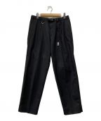 GRAMICCI×SOPHNET.グラミチ×ソフネット）の古着「CORDURA WOOL 1TUCK WIDE VENTILATION PANTS」｜ブラック