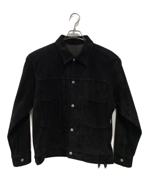 NEIGHBORHOOD（ネイバーフッド）NEIGHBORHOOD (ネイバーフッド) SUEDE TYPE-2 JACKET ブラック サイズ:Ｍの古着・服飾アイテム