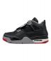 NIKE (ナイキ) AIR JORDAN 4 RETRO ブラック サイズ:US8 未使用品：28000円