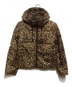 MICHAEL KORSマイケルコース）の古着「Reversible Leopard and Logo Quilted Puffer Jacket」｜ブラウン