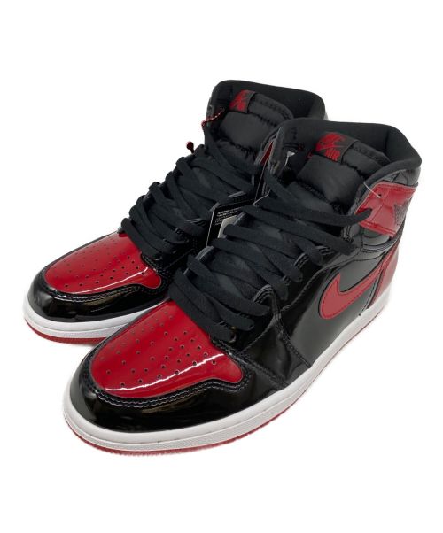 NIKE（ナイキ）NIKE (ナイキ) AIR JORDAN 1 RETRO PATENT BRED サイズ:US9 未使用品の古着・服飾アイテム