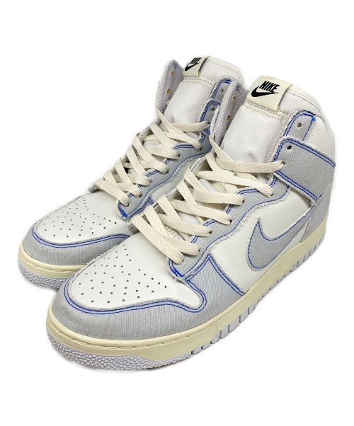 NIKE（ナイキ）NIKE (ナイキ) NIKE DUNK HI 1985 ホワイト×ブルー サイズ:US10の古着・服飾アイテム