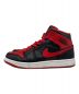 NIKE (ナイキ) AIR JORDAN 1 MID ブラック×レッド サイズ:US9：9000円