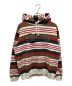 SUPREME（シュプリーム）の古着「STRIPED HOODED SWEATSHIRT」｜ホワイト