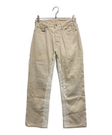 INSCRIRE（アンスクリア）の古着「Straight Patch Corduroy」｜アイボリー