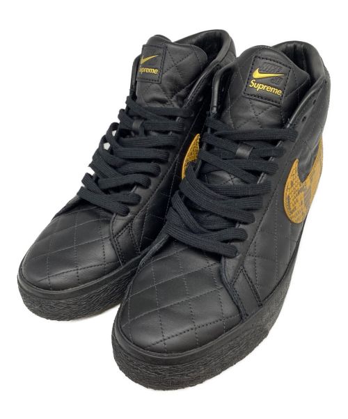 NIKE（ナイキ）NIKE (ナイキ) SUPREME (シュプリーム) SB ZOOM BLAZER MID QS ブラック サイズ:28.5cmの古着・服飾アイテム