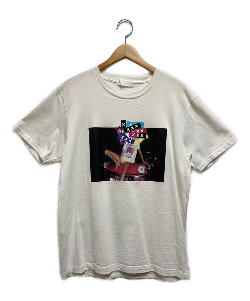 GOD SELECTION XXX（ゴッドセレクショントリプルエックス）GOD SELECTION XXX (ゴッドセレクショントリプルエックス) Tシャツ ホワイト サイズ:Мの古着・服飾アイテム