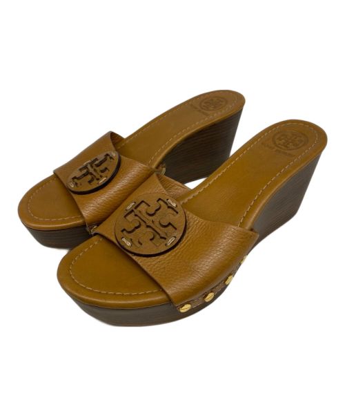 TORY BURCH（トリーバーチ）TORY BURCH (トリーバーチ) サボサンダル ブラウン サイズ:8Ｍの古着・服飾アイテム