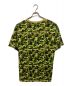 A BATHING APE (アベイシングエイプ) ABC Camo Ape Head One Point T-Shirt ベージュ サイズ:XL：8000円