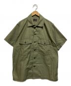 Needlesニードルズ）の古着「S/S FATIGUE SHIRT」｜オリーブ