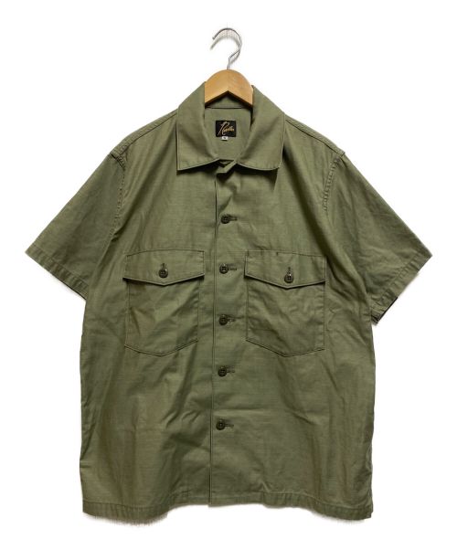 Needles（ニードルズ）Needles (ニードルズ) S/S FATIGUE SHIRT オリーブ サイズ:Mの古着・服飾アイテム