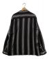 WACKO MARIA (ワコマリア) STRIPED OPEN COLLAR SHIRT ブラック サイズ:XL：25000円