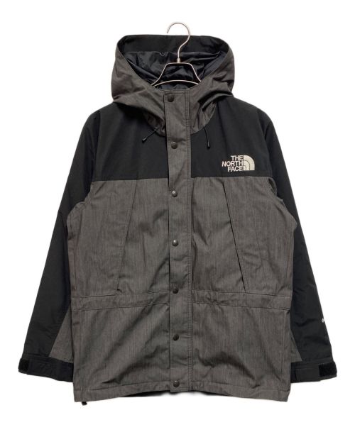 THE NORTH FACE（ザ ノース フェイス）THE NORTH FACE (ザ ノース フェイス) マウンテンライトデニムジャケット ブラック×グレー サイズ:Мの古着・服飾アイテム