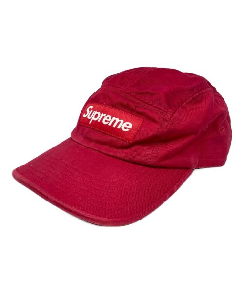 SUPREME（シュプリーム）SUPREME (シュプリーム) キャップ レッドの古着・服飾アイテム