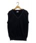 ALLEGE（アレッジ）の古着「Hand stitch knit vest」｜ブラック