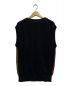 ALLEGE (アレッジ) Hand stitch knit vest ブラック サイズ:4：6000円