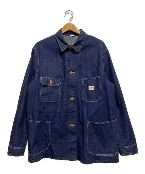 BIG YANK（ビッグヤンク）BIG YANK (ビッグヤンク) 1955 COVERALL NEP DENIM インディゴ サイズ:Lの古着・服飾アイテム