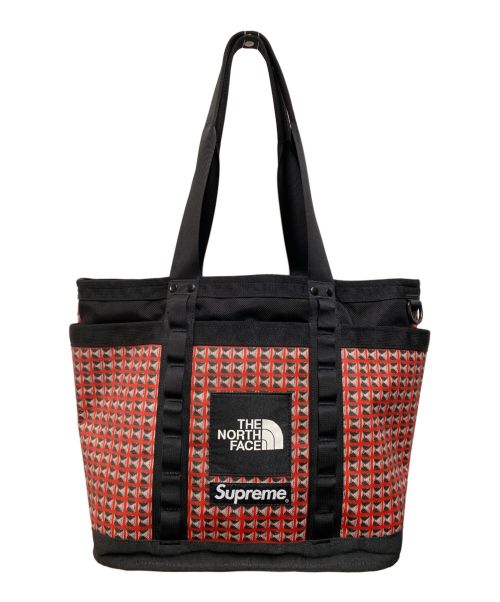 THE NORTH FACE（ザ ノース フェイス）THE NORTH FACE (ザ ノース フェイス) SUPREME (シュプリーム) Studded Explore Utility Tote レッドの古着・服飾アイテム