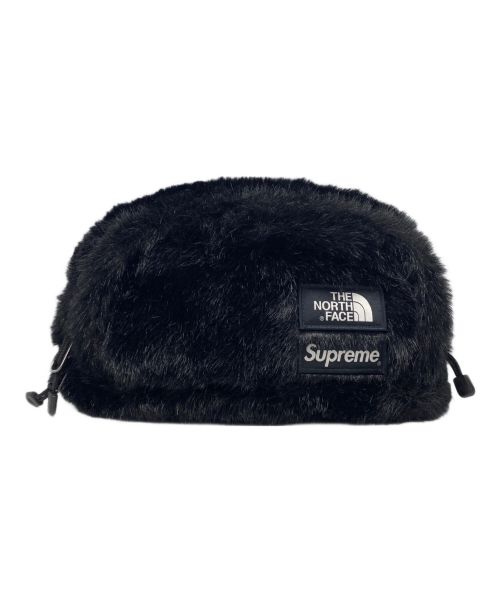 THE NORTH FACE（ザ ノース フェイス）THE NORTH FACE (ザ ノース フェイス) SUPREME (シュプリーム) Faux Fur Waist Bag ブラックの古着・服飾アイテム