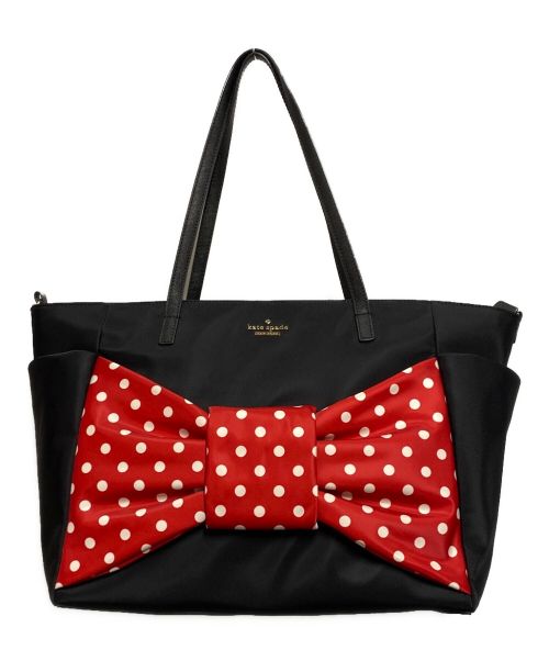 Kate Spade（ケイトスペード）Kate Spade (ケイトスペード) マザーズバッグ ブラックの古着・服飾アイテム