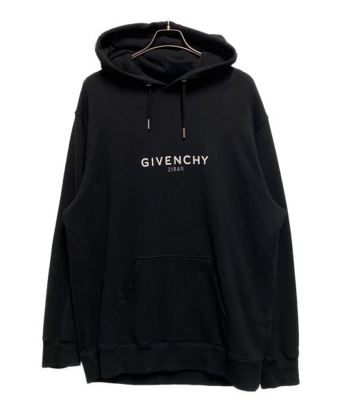 GIVENCHY（ジバンシィ）GIVENCHY (ジバンシィ) REVERSE FLEECE Hoodie ブラック サイズ:XLの古着・服飾アイテム