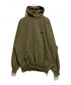 BALENCIAGAバレンシアガ）の古着「STRIKE 1917 OVERSIZED HOODIE」｜カーキ