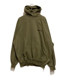 BALENCIAGA（バレンシアガ）の古着「STRIKE 1917 OVERSIZED HOODIE」｜カーキ