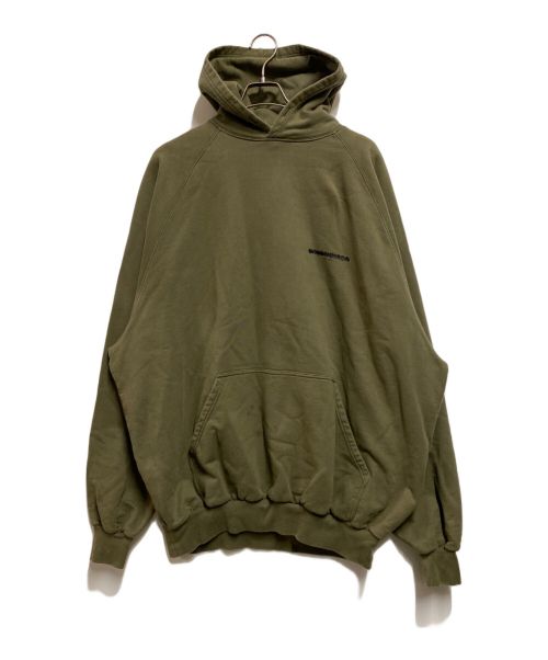 BALENCIAGA（バレンシアガ）BALENCIAGA (バレンシアガ) STRIKE 1917 OVERSIZED HOODIE カーキ サイズ:3の古着・服飾アイテム